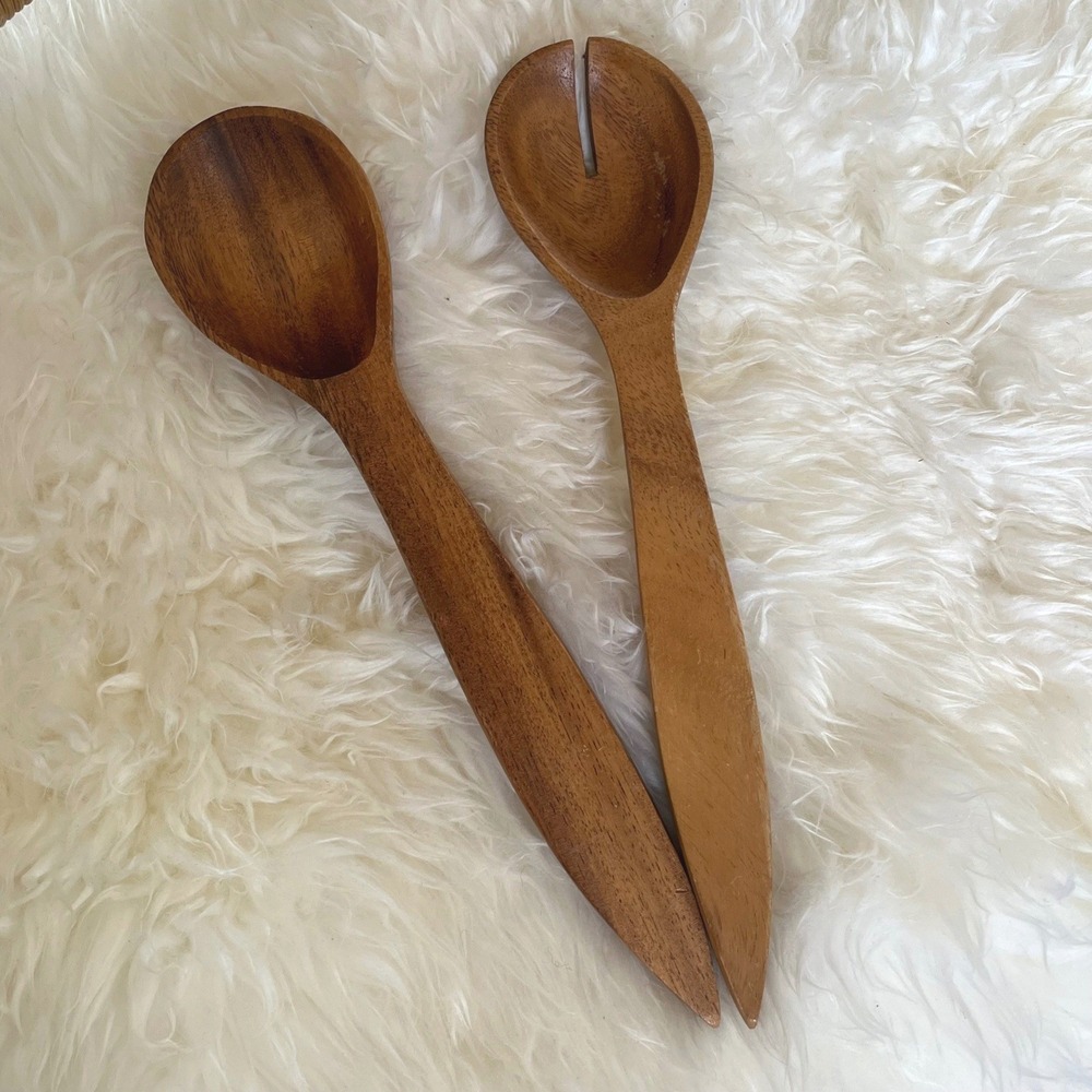 Acacia Wood Salad Servers